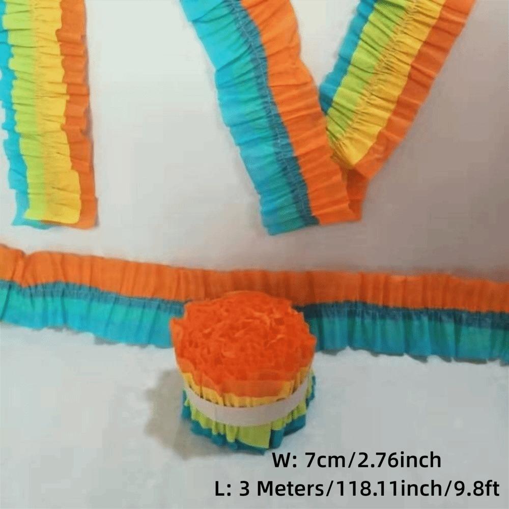 Macaron Party Decoration Garland 3 Meters Heart Garland Banner Birthday Party