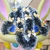 Ornamental Bows Christmas Tree Strip Simulated Christmas Decor DIY Xmas Tree  Shopping Mall