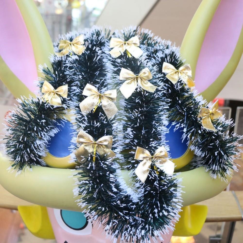 Ornamental Bows Christmas Tree Strip Simulated Christmas Decor DIY Xmas Tree  Shopping Mall