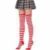 1Pair Cotton High Quanlity Cosplay Over Knee Overknee Women Stockings Thigh High Long Popular Striped Cute Sweet Girls Socks  Unique
