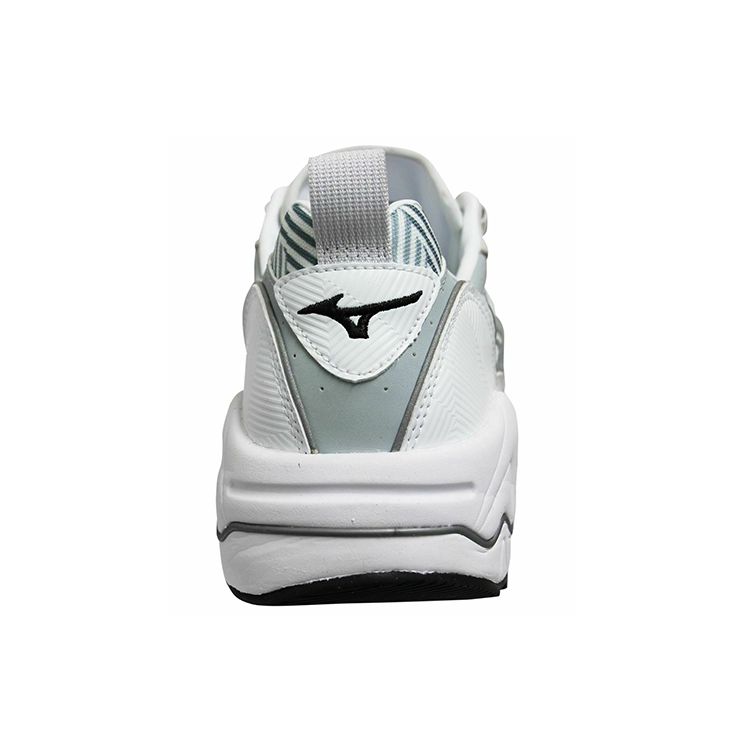 Mizuno Спортивный стиль Wave Rider 1 Камуфляжная сетка Синтетическая кожа Спортивная Амортизирующая Прочная Низкий верх Повседневная обувь Мужские кроссовки Серый D1GA193001