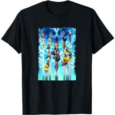 Футболка Disney Kingdom Hearts Групповой снимок в небе Vignette