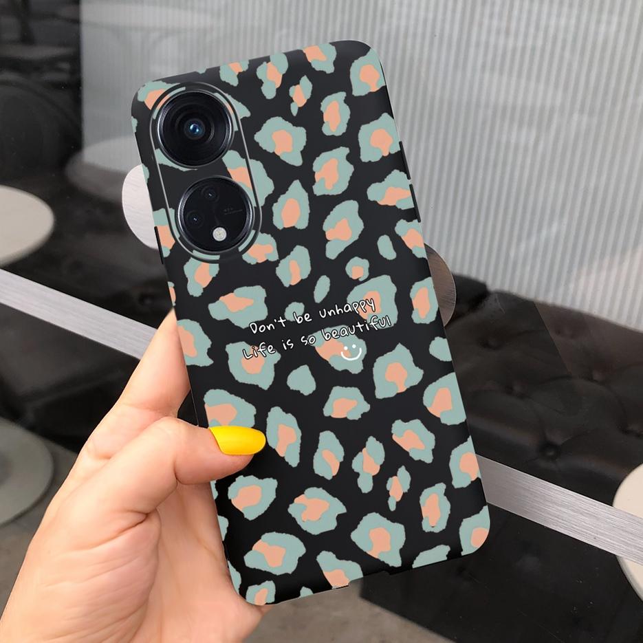 For Oppo Reno 8T 4G Case CPH2481 Luxury Art Printed Cover Silicone Soft TPU Phonw Case For Oppo Reno8 T 5G Reno 8T Reno8T Bumper