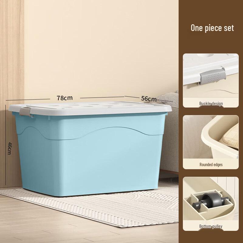 Miflame Extra Large Plastic Storage Box