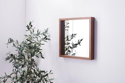 Azumaya-kk AZUMAYA Mirror, Large, Walnut Color, MU-034WAL