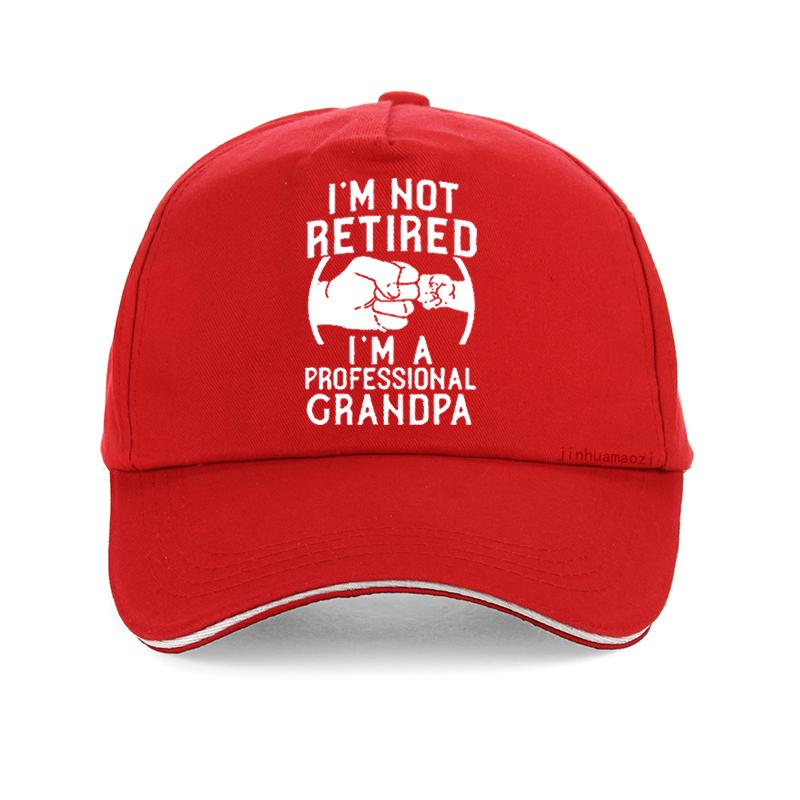 Im Not Retired Im A Professional Grandpa funny baseball cap Idea Gift New Hip hop hat Summer adjustable Snapback hats