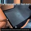 Extra Large Eco-Friendly Car Felt Foot Mats - Water Absorbent, Anti-Mud, Universal Fit for Rainy Days