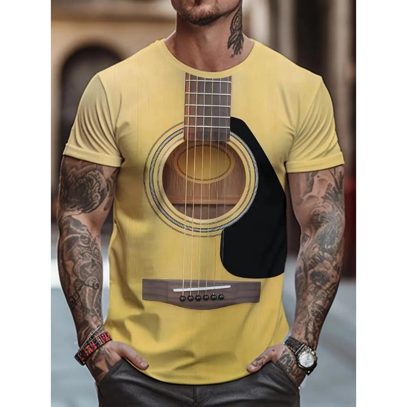 7XL Plus Size Летние модные повседневные спортивные мужские свободные футболки с круглым вырезом и принтом из двух частей с короткими рукавами