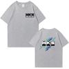 ZX 2026 new Summer Improved HKS Endless Car Graphic Short Sleeve men Tshirts unisex Tee Shirt Double Sided Top