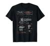 Stratocaster Diagram Boxes Guitar T-shirt