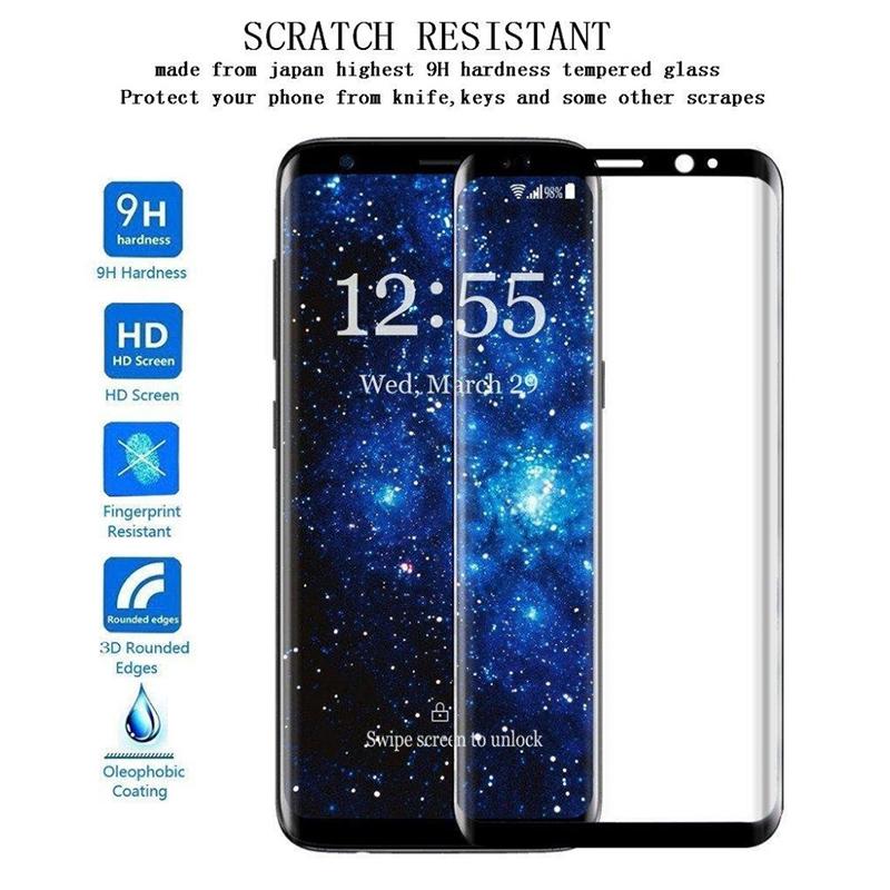 3D изогнутое закаленное стекло для Samsung Note 8 9 10 Note 20 Ultra Защитная пленка для экрана Samsung S8 S9 Plus S10 S20 S21 Ultra Glass