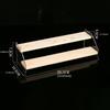 Acrylic Display Shelf Riser Wood Stand Perfume Rack Step Ladder