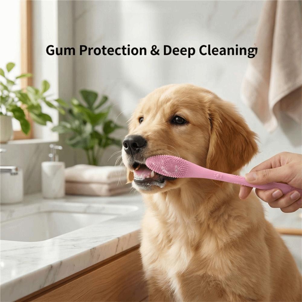 360 ° Cleaning Pet Toothbrush For Large, Medium and Small Cats and Dogs
