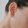 Серьги etrive тройная линия