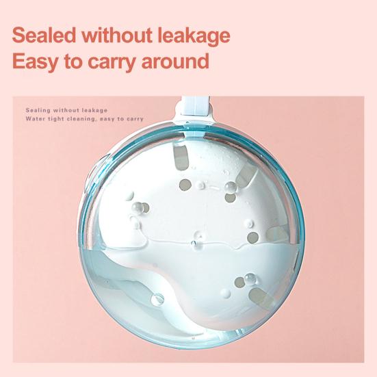 Портативный футляр для зубных протезов Yousheng со съемным зеркалом, герметичный компактный контейнер для хранения зубных протезов для брекетов