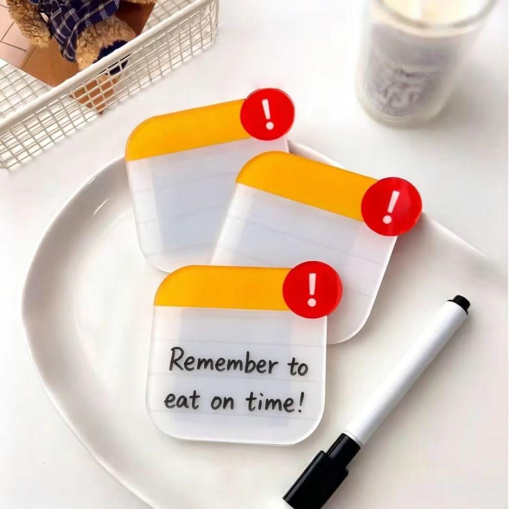 Reusable Dry Erase Note Board Fridge Memo Magnet Refrigerator Note Board Magnetic Memo Board