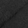 Great LOEWE Scarf Anagram logo patch fringe long black mohair Women Used