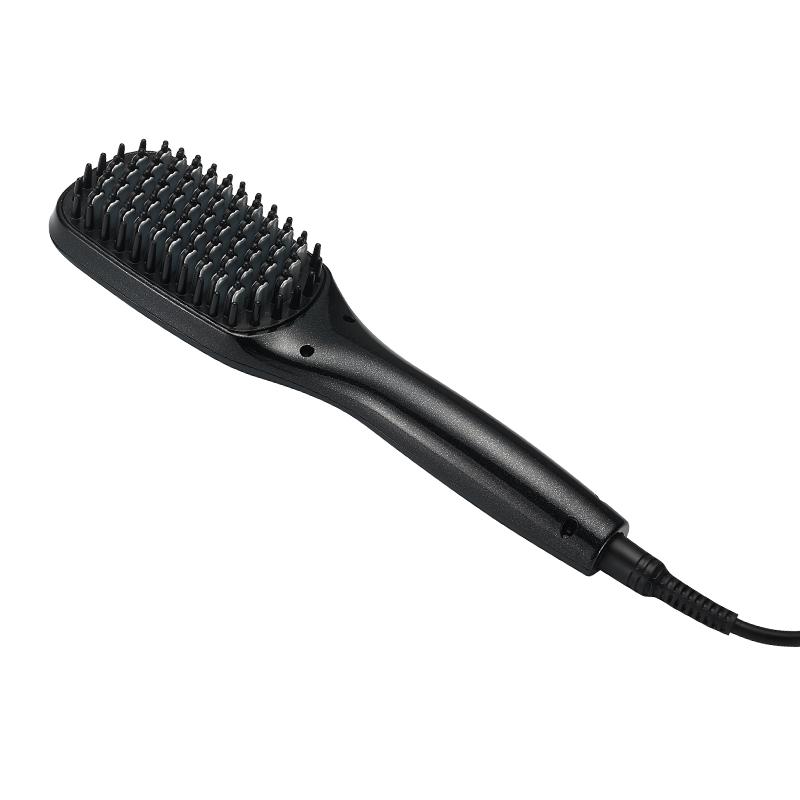 Hot Selling High Quality LCD Display Ceramic Hair Straightening Brush Electric Hair Comb 5 Temperature Settings Household Hotel