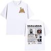 Rapper MALUMA Tour 2026 Graphic T Shirt Unisexs Women Retro Fashion Short Sleeve Tshirt Unisex Hip Hop Oversized Tshirts Streetwear