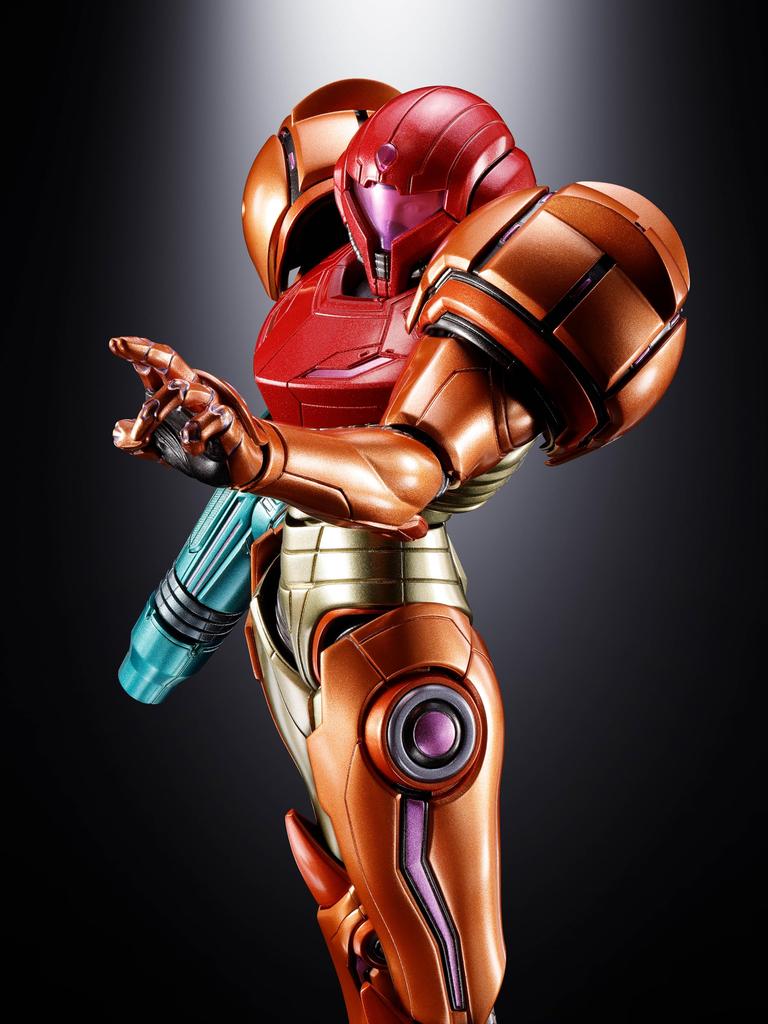 Tamashii Nations Super Alloy Самус Аран Metroid Prime 4 Beyond Вер.. Подвижная фигурка 210 мм АБС-пластик, литье под давлением, ПВХ, окрашенная