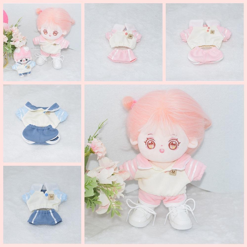 Colorful OB11 Doll Jumpsuits 10cm/20cm 1/12 BJD Dolls Skirt BJD Dolls Outfits  Kids Girls Toys