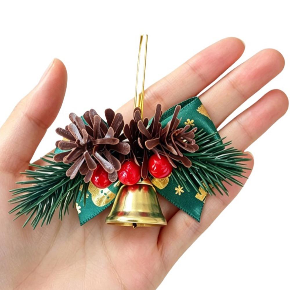 Creative Christmas Bell Pendant Crisp Sound Christmas Decoration Bells Home Door Decor