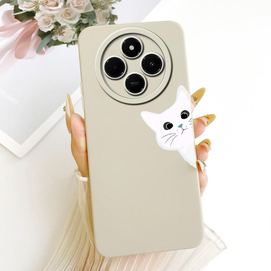 Чехол для Xiaomi Redmi 14C PocoC75 Милый Мультяшный Кролик Защитный Чехол для Телефона Для Xiaomi Poco C75 C 75 Redmi14C Мягкий Чехол