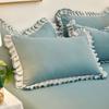 Pillowcase Pillowcase Pair 48 * 74cm Household Machine Washable Korean Lace Pillow Core Cover