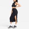 Nike Sportswear Chill Knit Casual Long Skirt Women's Black FQ1637-010