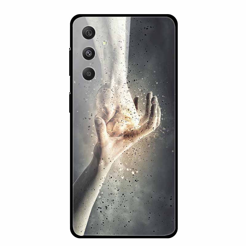Glass Case For Samsung Galaxy A16 5G Phone Case Soft Bumper Tempered Glass Hard Back Cover For Samsung Galaxy M55 S25 Plus Case