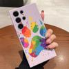 Красочный отпечаток лапы Для Samsung Galaxy S25 S24 Ultra S23 S22 S21 S20 FE Plus Note 10 20 Lite Защитный чехол из ТПУ