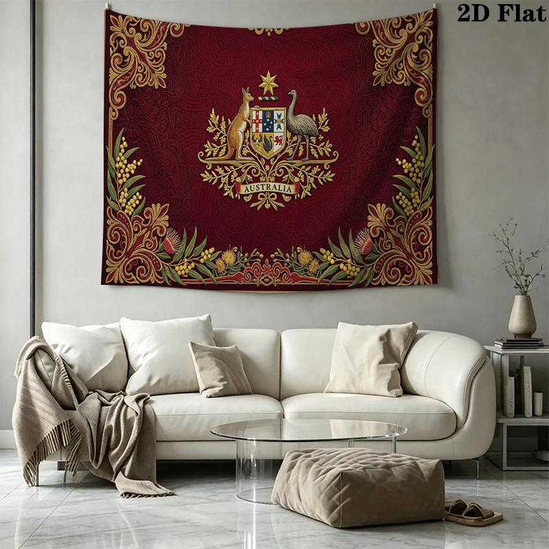 Socceroos Wall Tapestry Aesthetic Wall Hanging Printed Fabric Blanket Decorative Tapestries for Bedroom Living Room Home Decor