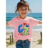 Kids T-Shirt 67 Number Basketball And Football Graphic Print Boy and Girl Tees Top Summer Short Sleeve Casual Outdoor Kids Clothing