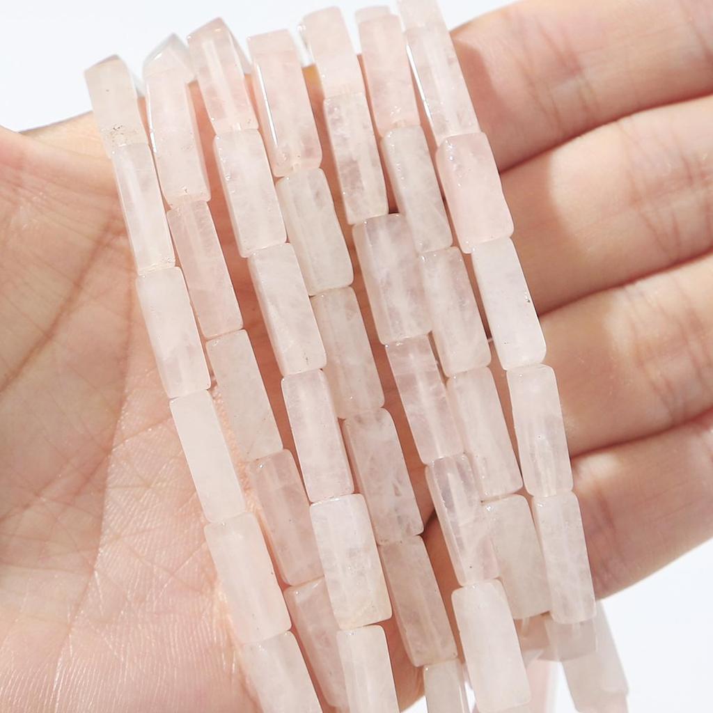 30 шт. Бусины из натурального камня, квадратные бусины-трубочки, агат, тигровый глаз, аметист, разделительные бусины для изготовления украшений, DIY браслет, ожерелье, серьги (40см)