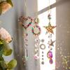 Cute Gardening Sun Catcher DIY Crystal Wind Chime Creative Hanging Catcher Ornaments  Window
