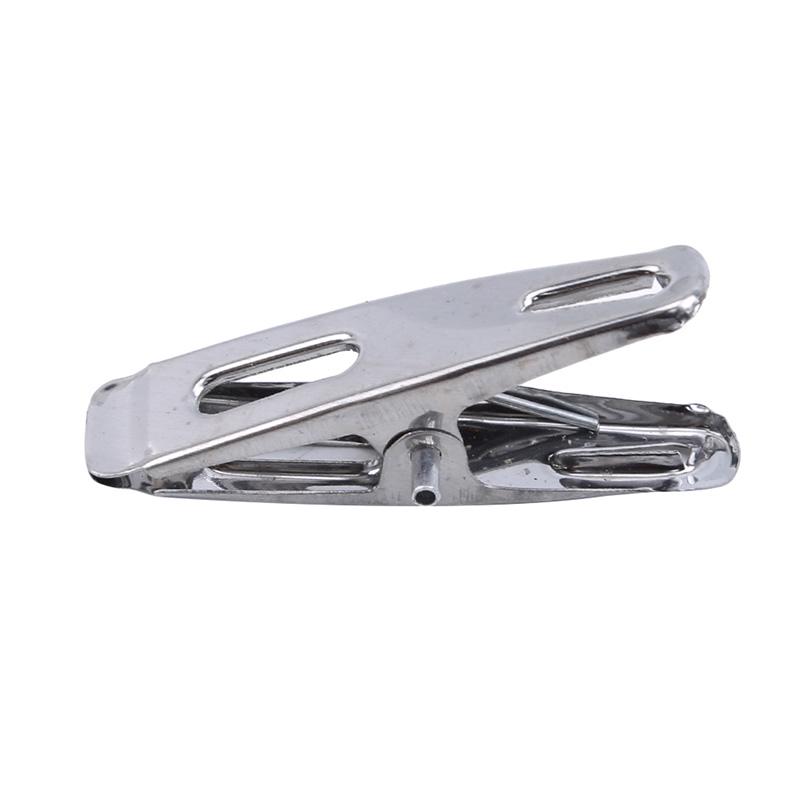 20 шт./компл. из нержавеющей стали, подпружиненные металлические прищепки для белья для стирки