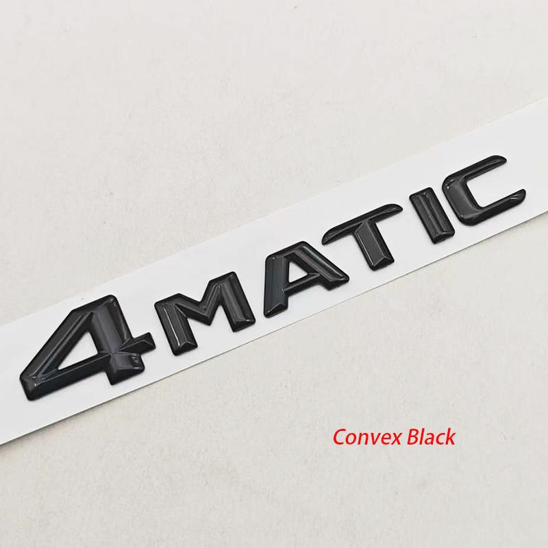 3D ABS Car Letters 4MATIC 4 MATIC Badge Sticker Rear Trunk Badge Emblem For Mercedes Benz C E G S GLC GLS Class AMG Accessories MH0