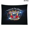 Custom Name Go Ahead Eagles2 Printed Tapestry – Wall Hanging for Bedrooms, Dorms, and Home Decor