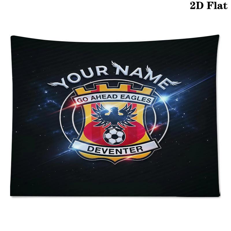 Custom Name Go Ahead Eagles2 Printed Tapestry – Wall Hanging for Bedrooms, Dorms, and Home Decor