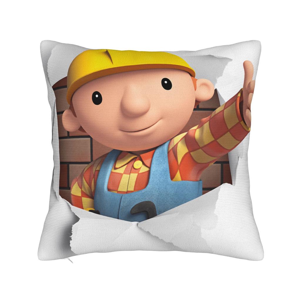 Наволочка Мультяшная B-Bob B-Builder Квадратная Наволочка Для Дивана Спальни Домашний Декор Смешные Наволочки