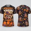 Cute Halloween Animal 3D Print T Shirt Men Women Skunk Walrus Raccoon Red Panda Seal Sloth Donkey Short Sleeve Party Costume Tee