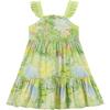 YEEHOO Girls' Playful Print Sleeveless Summer Dress