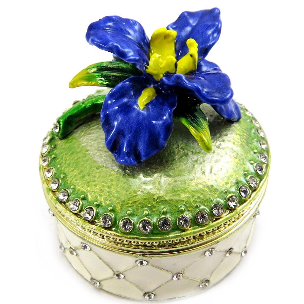 Les Trésors De Lily [L6459] — Синяя шкатулка для драгоценностей «Ирис»