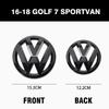For Volkswagen 1/2Pcs Not Affect ACC Car Front Grille Emblem Rear Trunk Lid Cover For Volkswagen VW Touareg 2016 2017 2018 auto Accessories