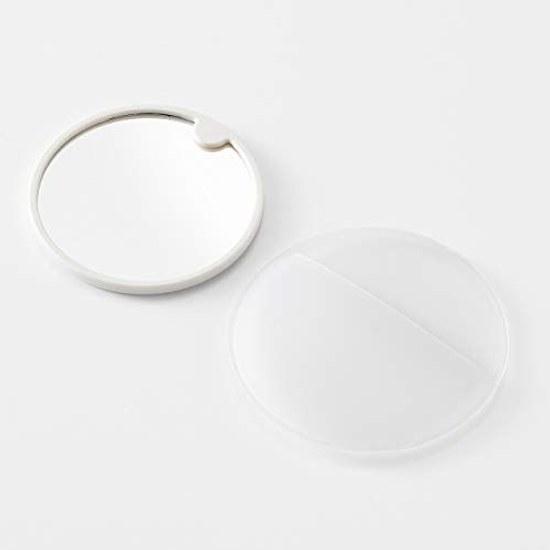 Зеркало Muji из пенопласта, круглое, компактное, диаметр 60 мм, OHA21A9S
