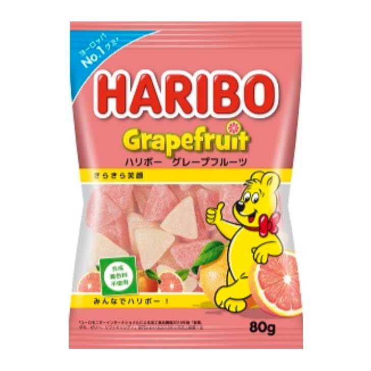 Haribo набор из 8 видов Star Happy Gold Mixed Happy Sour Sour x 1 каждого В комплекте с оригинальным полотенцем (Грейпфрут, Микс, Персик, Кола, Медведь, Кислый, Кола, Марио) (8