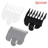 3Pcs/Set Universal Hair Clipper Limit Comb Guide Attachment Barber Replacement
