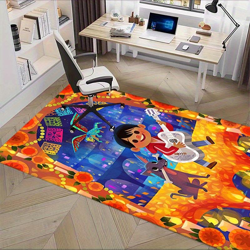 Office Rug Guitarist, Celebration theme 3D Printed Anti-Slip Rug-Machine Washable for Living Room
