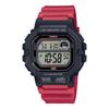 Sports Gear Digital Men's Watch with 60 Lap Memory, WS-1400H-1BV / -1400H-4AV, Overseas Model, Silver/Black / Black/Red [Parallel Import]