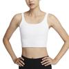 Zenvy Rib Удобный Мягкий Низкая Поддержка Быстросохнущий Спортивный Бюстгальтер Женское нижнее белье Белый HF1543100